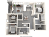 Vive Luxe Apartments C1 Floor Plan